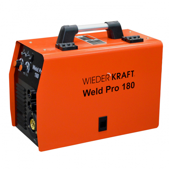 Большое фото товара - Сварочный аппарат WeldPro 180 220±15%В 31А 50-60Гц 6.7кВА 6.8кВА WIEDERKRAFT Weld Pro 180, Weld Pro 180. Вариант №4