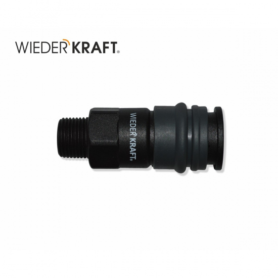 Большое фото товара - Быстроразъемное соединение WIEDERKRAFT WDK-820SM, WDK-820SM. Вариант №1