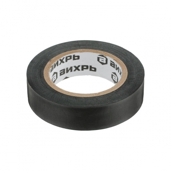 Большое фото товара - Изолента 15mm*10m*0,15mm чёрный Вихрь 73/3/3/1, 73/3/3/1. Вариант №1