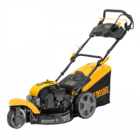 Большое фото товара - Бензиновая газонокосилка GLT-460SP-T Trike 149см3 46см привод панель 60л Denzel  58810, 58810. Вариант №1