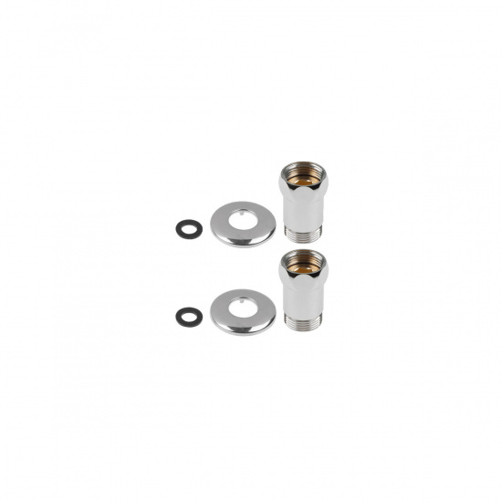 Большое фото товара - Американка прямая 3/4 вн.х1/2 нар. ХРОМ 2шт в AV Engineering AVE156001-1, AVE156001-1. Вариант №1