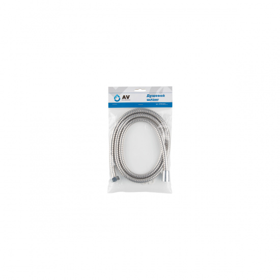 Большое фото товара - Шланг душевой SUS/PVC 1/2 г-г 150см мат. AV Engineering AVSSS-027, AVSSS-027. Вариант №1