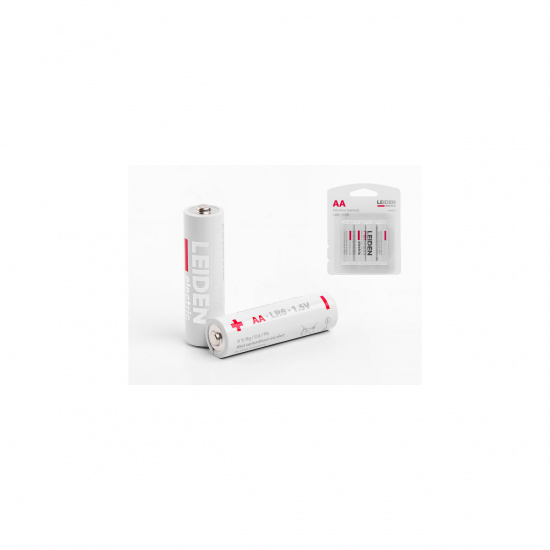 Большое фото товара - Батарейка AA LR6 1,5V alkaline 4шт LEIDEN ELECTRIC 808001, 808001. Вариант №1