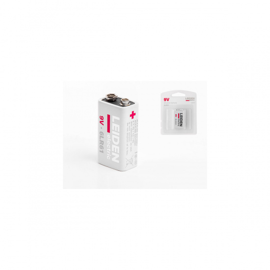 Большое фото товара - Батарейка 6LR61 9V alkaline 1шт LEIDEN ELECTRIC 808003, 808003. Вариант №1