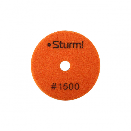 Большое фото товара - Круг шлифовальный гибкий 100мм 4мм Sturm! 9012-D100-1500, 9012-D100-1500. Вариант №2