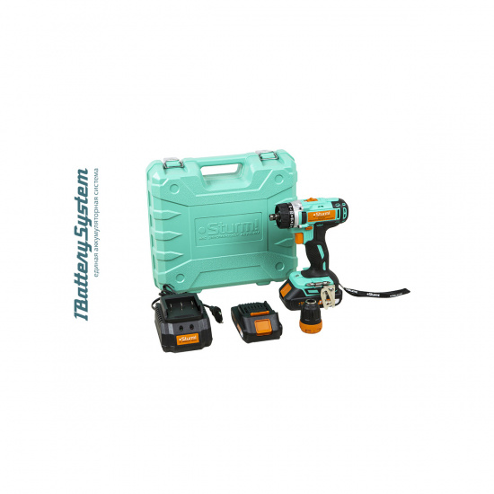 Большое фото товара - Аккумуляторный шуруповерт 1BatterySystem 10мм Sturm! CD3618T, CD3618T. Вариант №1