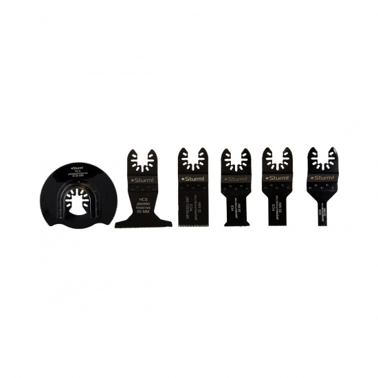 Большое фото товара - Набор насадок для МФИ 6шт по дереву Sturm! MF5630C-SET-W1, MF5630C-SET-W1. Вариант №2