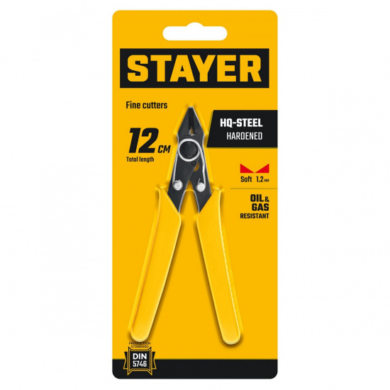 Большое фото товара - Мини бокорезы PRO Slim 125мм STAYER 22181, 22181. Вариант №2