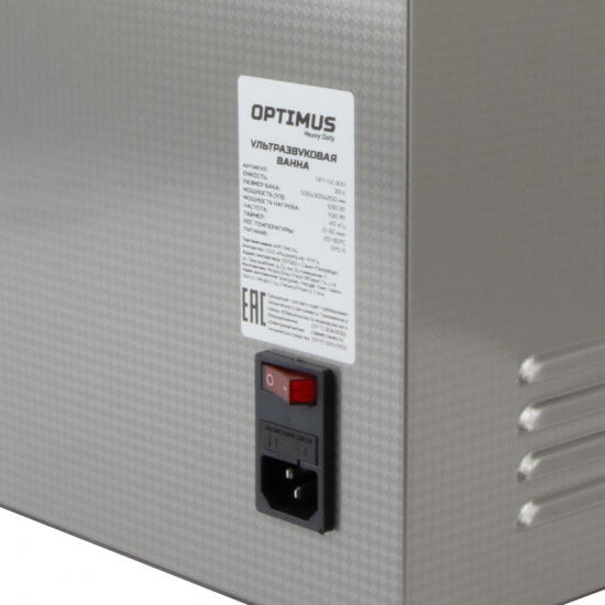 Большое фото товара - Ультразвуковая мойка с подогревом 30л OPTIMUS OPT-UC300, OPT-UC300. Вариант №3
