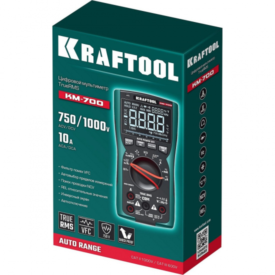 Большое фото товара - Цифровой мультиметр KM-700 KRAFTOOL 59852, 59852. Вариант №2