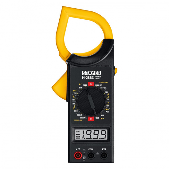 Большое фото товара - Цифровые токовые клещи M266C STAYER 59820_z01, 59820_z01. Вариант №1