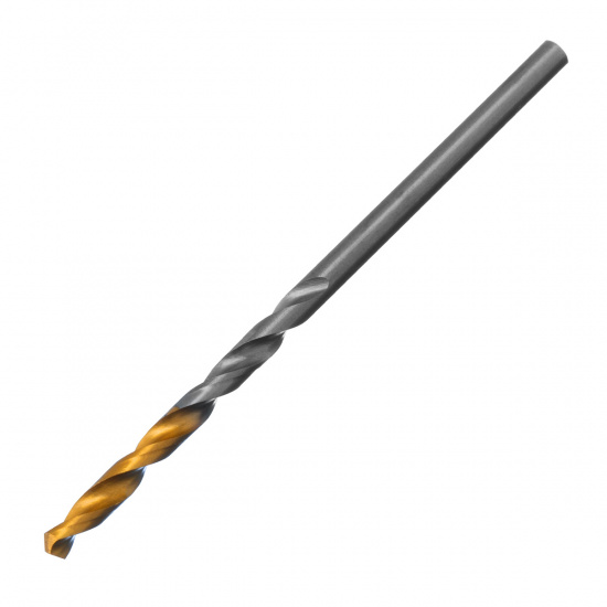 Большое фото товара - Сверло спиральное по металлу 2,5x57мм Р6М5 Golden Tip 2шт. Denzel 718224, 718224. Вариант №2