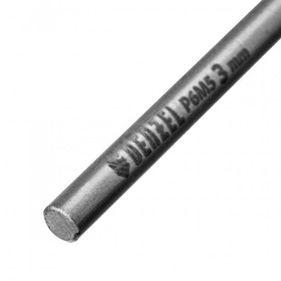 Большое фото товара - Сверло спиральное по металлу 3x60мм Р6М5 Golden Tip 2шт. Denzel 718225, 718225. Вариант №4
