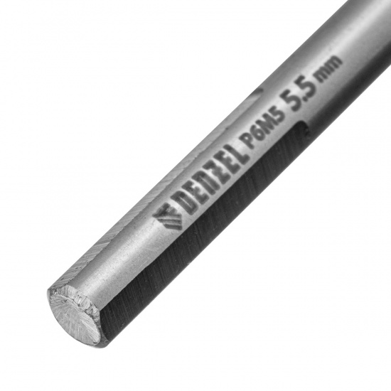 Большое фото товара - Сверло спиральное по металлу 5,5x93мм Р6М5 Golden Tip Denzel 718234, 718234. Вариант №4