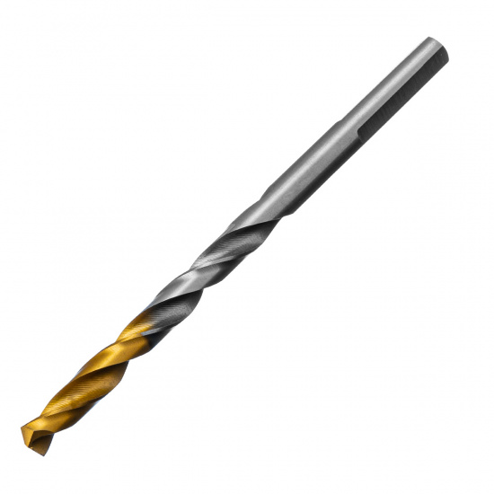 Большое фото товара - Сверло спиральное по металлу 5,5x93мм Р6М5 Golden Tip Denzel 718234, 718234. Вариант №1