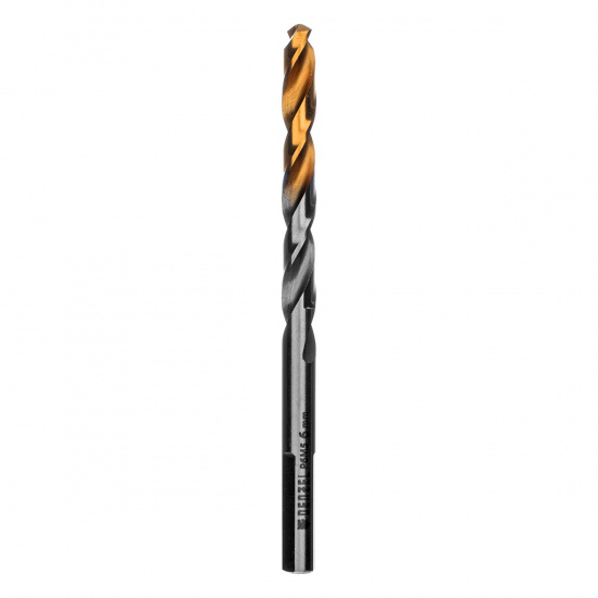 Большое фото товара - Сверло спиральное по металлу 6x93мм Р6М5 Golden Tip Denzel 718235, 718235. Вариант №2