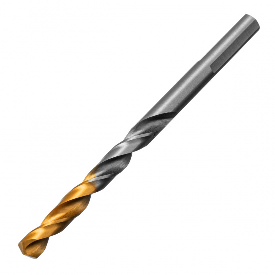 Большое фото товара - Сверло спиральное по металлу 6x93мм Р6М5 Golden Tip Denzel 718235, 718235. Вариант №1