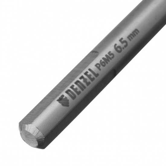 Большое фото товара - Сверло спиральное по металлу 6,5x100мм Р6М5 Golden Tip Denzel 718236, 718236. Вариант №4