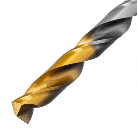 Большое фото товара - Сверло спиральное по металлу 8x117мм Р6М5 Golden Tip Denzel 718239, 718239. Вариант №3