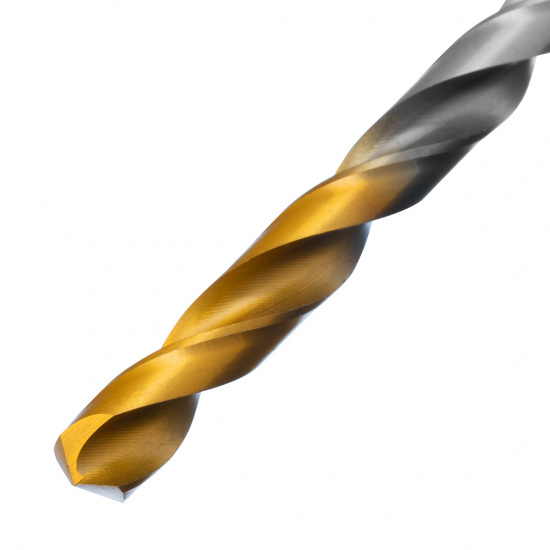 Большое фото товара - Сверло спиральное по металлу 7,0х156мм Р6М5 Golden Tip удлиненное Denzel 718258, 718258. Вариант №3