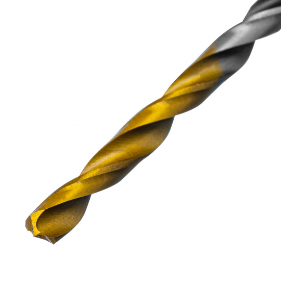 Большое фото товара - Сверло спиральное по металлу 3,2x65мм Р6М5 Golden Tip многогранная заточка 2шт. Denzel 718269, 718269. Вариант №3