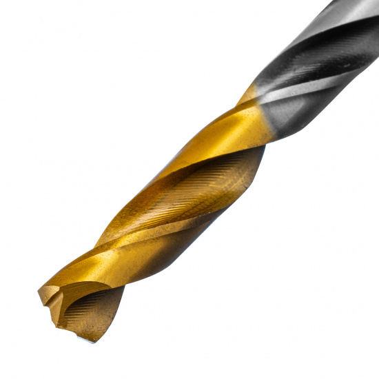 Большое фото товара - Сверло спиральное по металлу 6,5x93мм Р6М5 Golden Tip многогранная заточка Denzel 718279, 718279. Вариант №3