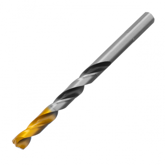 Большое фото товара - Сверло спиральное по металлу 8x117мм Р6М5 Golden Tip многогранная заточка Denzel 718282, 718282. Вариант №1