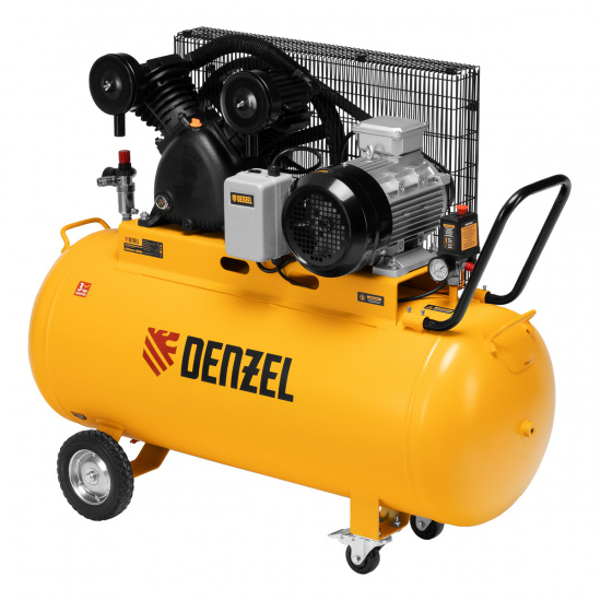 Большое фото товара - Компрессор воздушный рем. привод BCV 5500-T/200 5,5кВт 200л 850л/мин Denzel 58122, 58122. Вариант №2