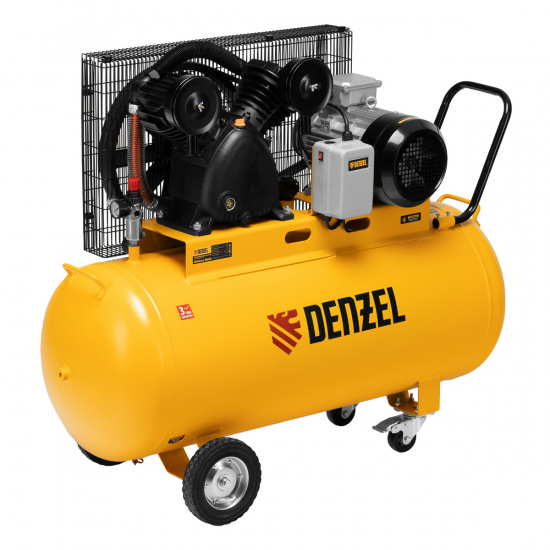 Большое фото товара - Компрессор воздушный рем. привод BCV 5500-T/200 5,5кВт 200л 850л/мин Denzel 58122, 58122. Вариант №1