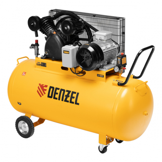 Большое фото товара - Компрессор воздушный рем. привод BCV 5500-T/270 5,5кВт 270л 850л/мин Denzel 58125, 58125. Вариант №2