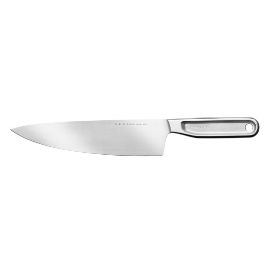 Большое фото товара - Нож поварской 20см цельнометаллический All Steel FISKARS 1062882, 1062882. Вариант №1