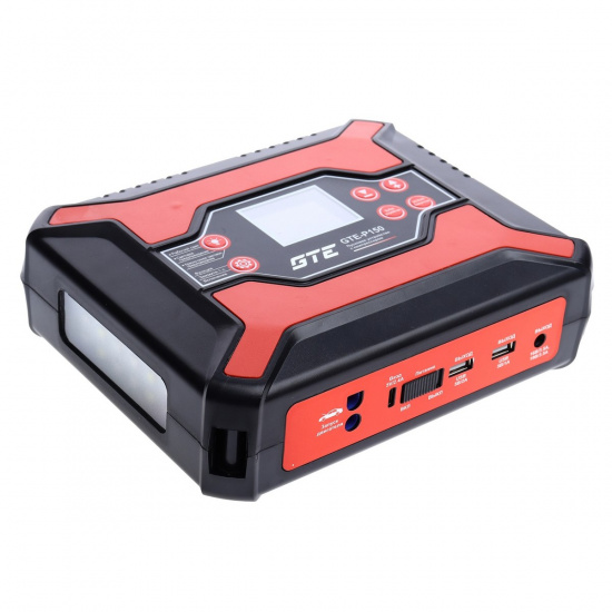 Большое фото товара - Устройство пусковое 5-19V 450А 12000мА/ч (power bank) GTE-P150, GTE-P150. Вариант №3