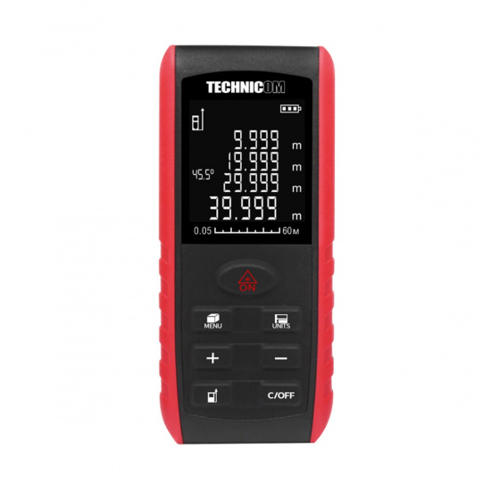 Большое фото товара - Лазерный дальномер-угломер TECHNICOM TC-DAM60R, TC-DAM60R. Вариант №1
