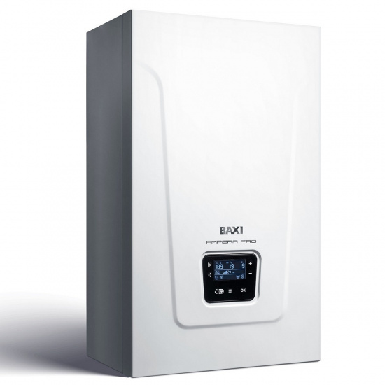 Большое фото товара - Котел электрический AMPERA Pro 45 настенный 1 конт. BAXI E8403345--, E8403345--. Вариант №1