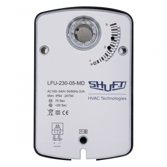 Большое фото товара - Электропривод с возвратной пружиной SHUFT LFU-230-05-MD, LFU-230-05-MD. Вариант №3