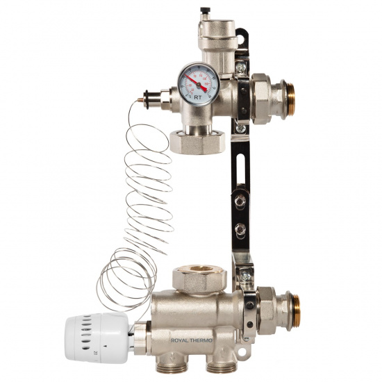 Большое фото товара - Узел смесительный RoyalMix optimal без насоса 1 Royal Thermo RTO 14.183, RTO 14.183. Вариант №3