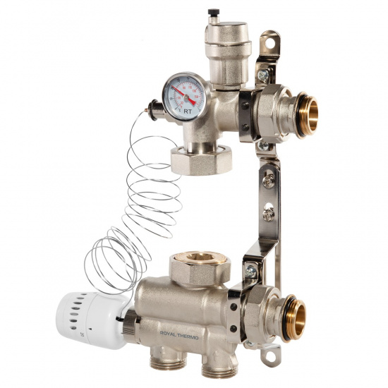 Большое фото товара - Узел смесительный RoyalMix optimal без насоса 1 Royal Thermo RTO 14.183, RTO 14.183. Вариант №1