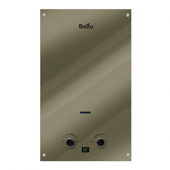 Большое фото товара - Колонка газовая BALLU GWH 10 Fiery Glass Mirror, GWH 10 Fiery Glass Mirror. Вариант №2