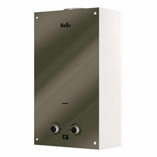 Большое фото товара - Колонка газовая BALLU GWH 10 Fiery Glass Mirror, GWH 10 Fiery Glass Mirror. Вариант №1