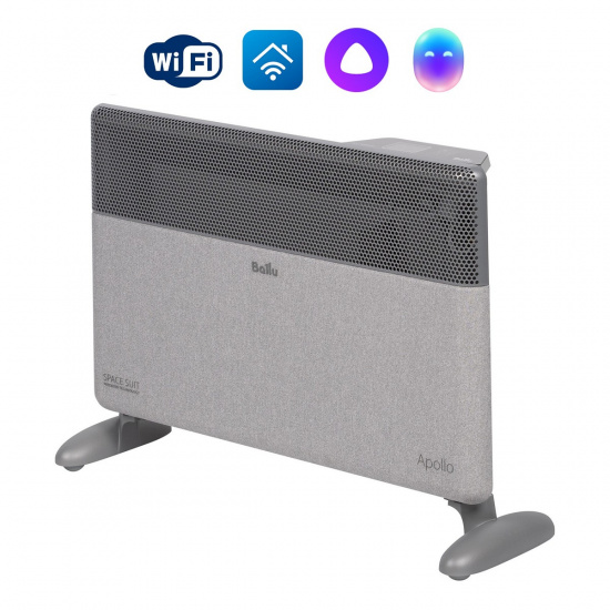Большое фото товара - Конвектор электрический Apollo digital INVERTER Moon Gray BALLU BEC/ATI-2001, BEC/ATI-2001. Вариант №1