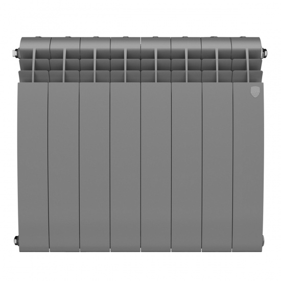 Большое фото товара - Радиатор BiLiner 500 Silver Satin - 8 секц. Royal Thermo RTBSS50008, RTBSS50008. Вариант №2