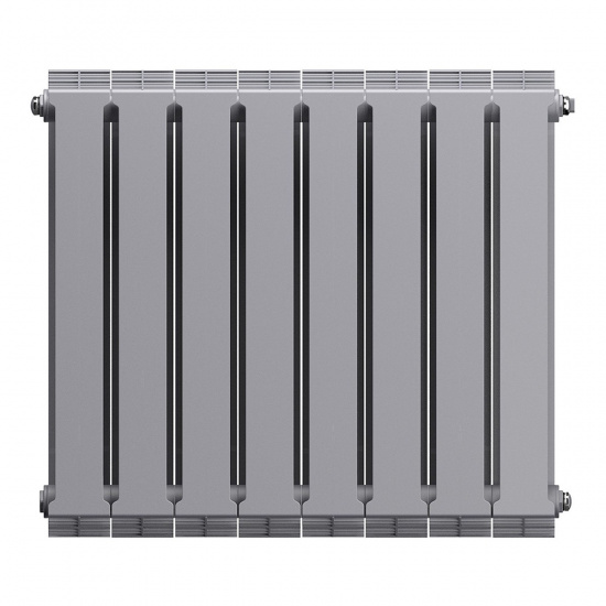 Большое фото товара - Радиатор PianoForte 500 Silver Satin - 8 секц. Royal Thermo RTPNSS50008, RTPNSS50008. Вариант №3