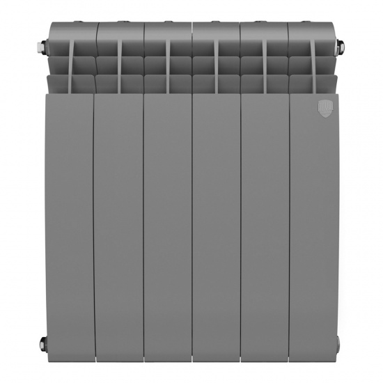 Большое фото товара - Радиатор BiLiner 500 Silver Satin - 6 секц. Royal Thermo RTBSS50006, RTBSS50006. Вариант №2