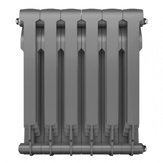 Большое фото товара - Радиатор BiLiner 500 Silver Satin - 6 секц. Royal Thermo RTBSS50006, RTBSS50006. Вариант №3