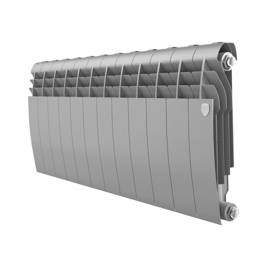 Большое фото товара - Радиатор BiLiner 350 /Silver Satin - 12 секц. Royal Thermo RTBSS35012, RTBSS35012. Вариант №1