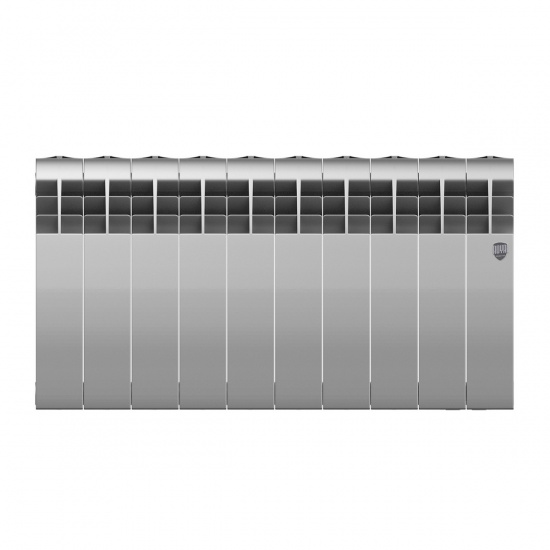 Большое фото товара - Радиатор BiLiner 350 /Silver Satin - 10 секц. Royal Thermo RTBSS35010, RTBSS35010. Вариант №2