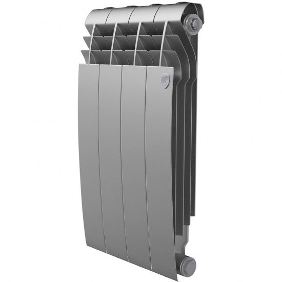 Большое фото товара - Радиатор BiLiner 500 Silver Satin - 4 секц. Royal Thermo RTBSS50004, RTBSS50004. Вариант №1