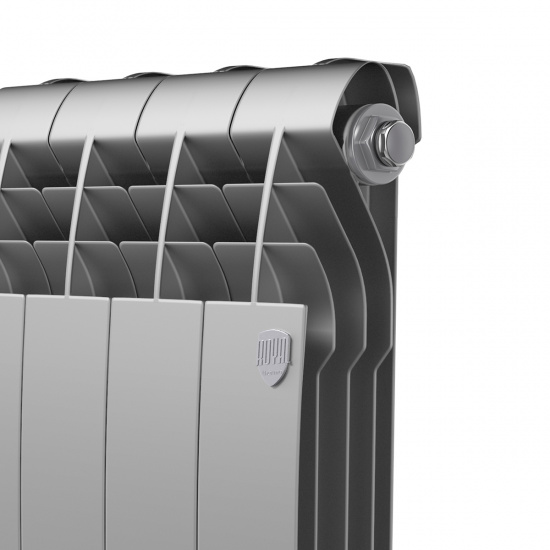 Большое фото товара - Радиатор BiLiner 500 Silver Satin - 10 секц. Royal Thermo RTBSS50010, RTBSS50010. Вариант №4