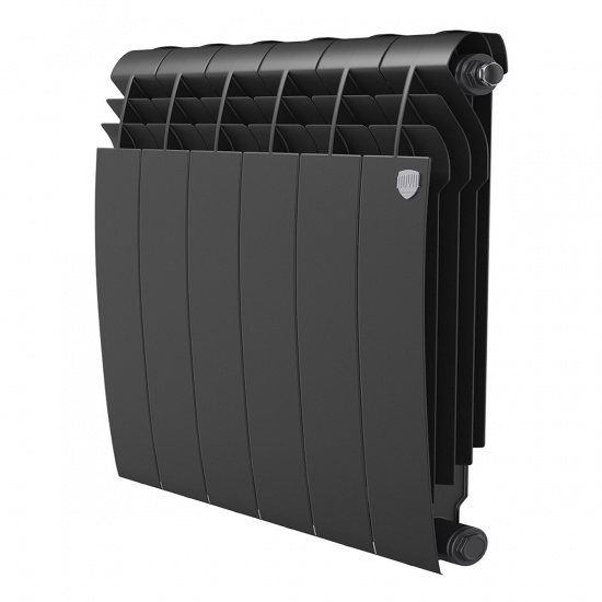Большое фото товара - Радиатор BiLiner 500 Noir Sable - 6 секц. Royal Thermo RTBNS50006, RTBNS50006. Вариант №1
