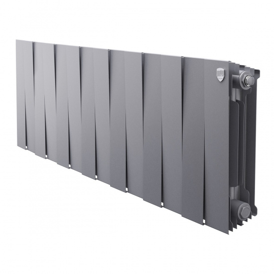 Большое фото товара - Радиатор PianoForte 300 /Silver Satin - 14 секц. Royal Thermo RTPSS30014, RTPSS30014. Вариант №1